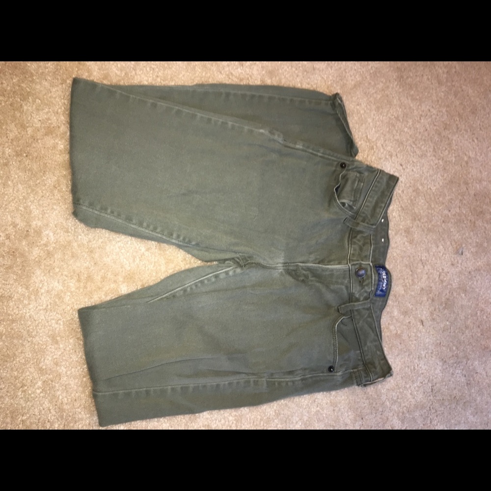 Old Navy Army Green Jeans
